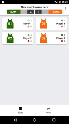 Sport Stats android App screenshot 3